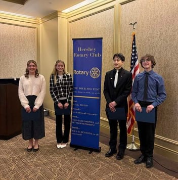 Hershey Rotary Feb Students of the Month