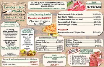 Laudermilch meat specials image