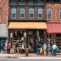 downtown storefront image