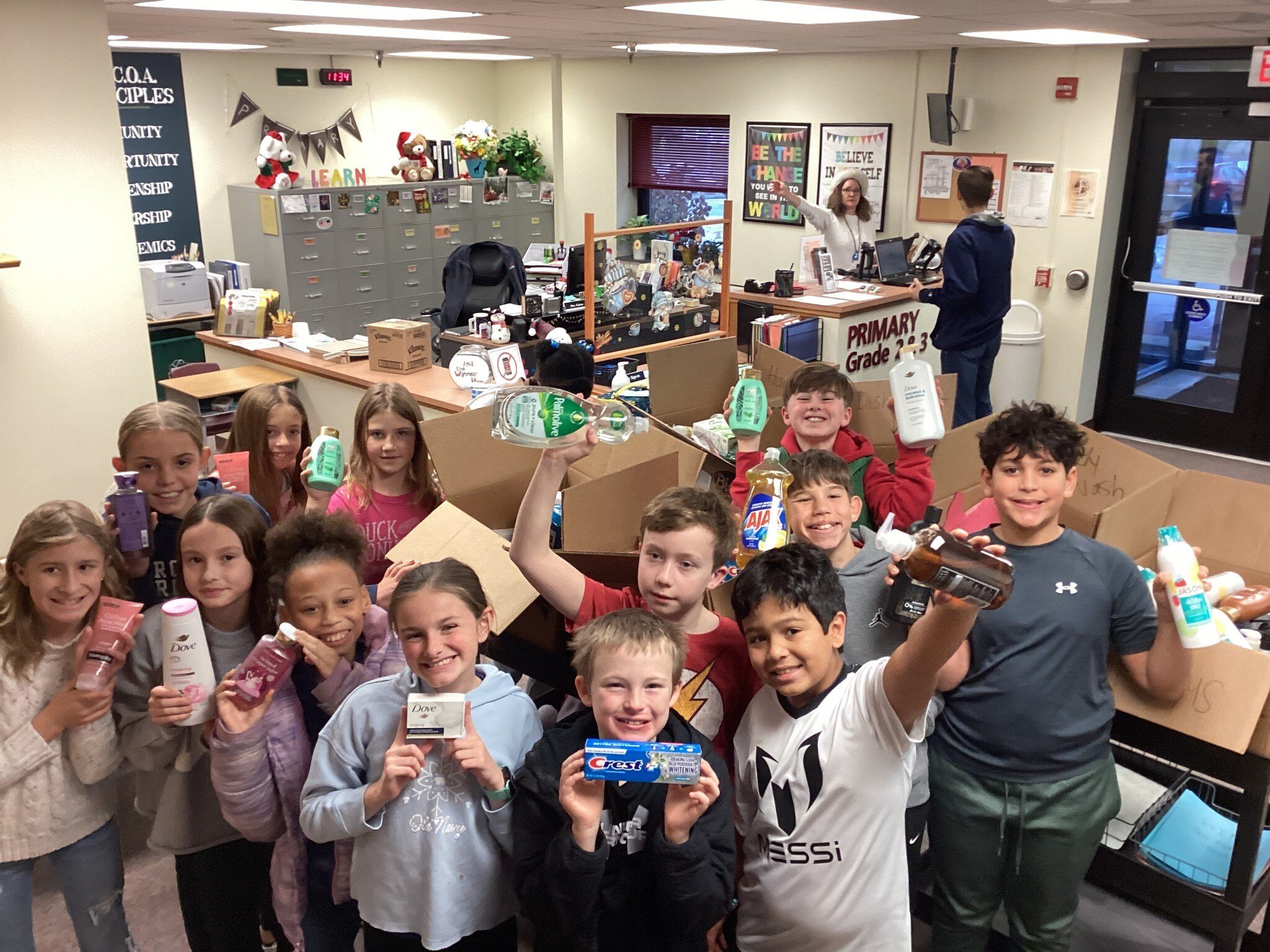 News: Love, Inc. donations from Derry Twp 5th graders