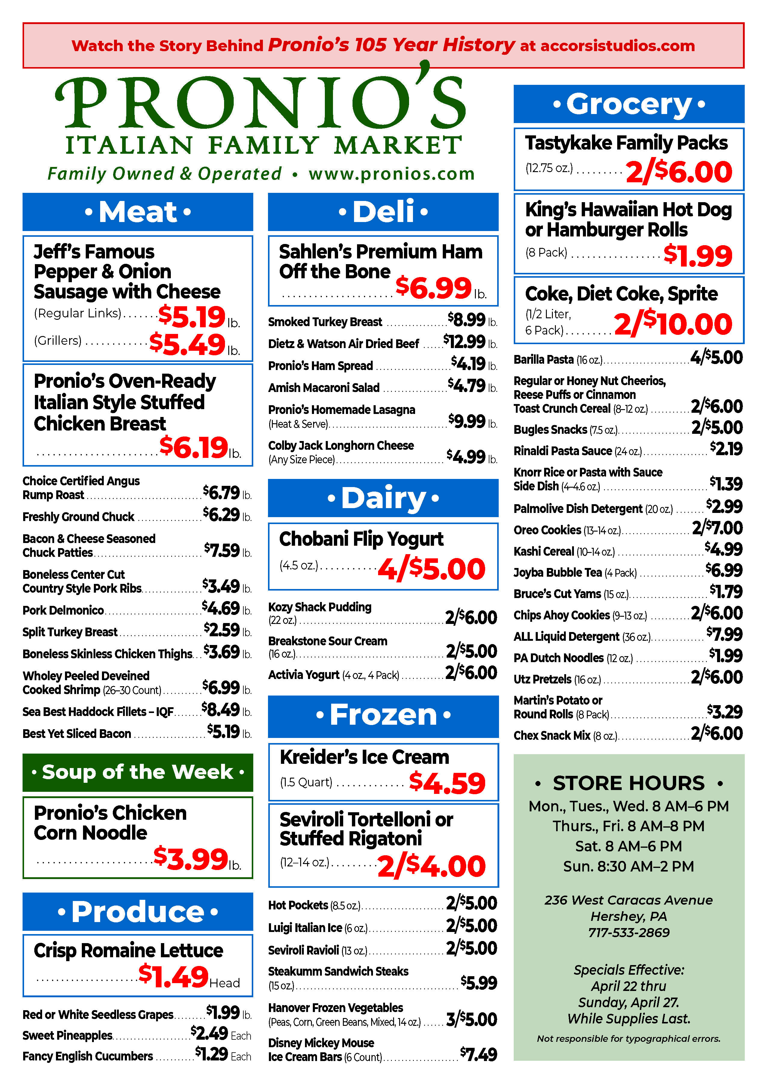 Pronios Specials image
