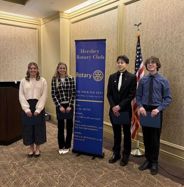 Hershey Rotary February Students of the Month